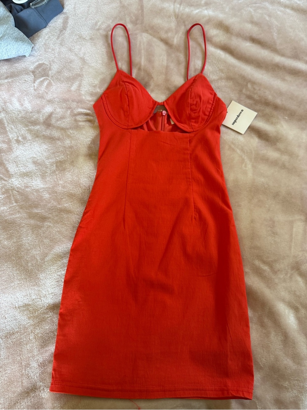 superdown Red Mini Dress NWT